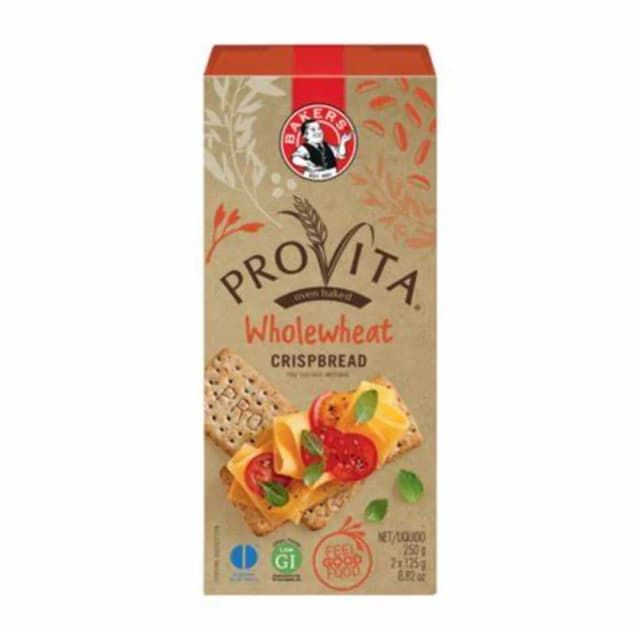 Bakers Provita Whole Wheat Crispbread 250 g