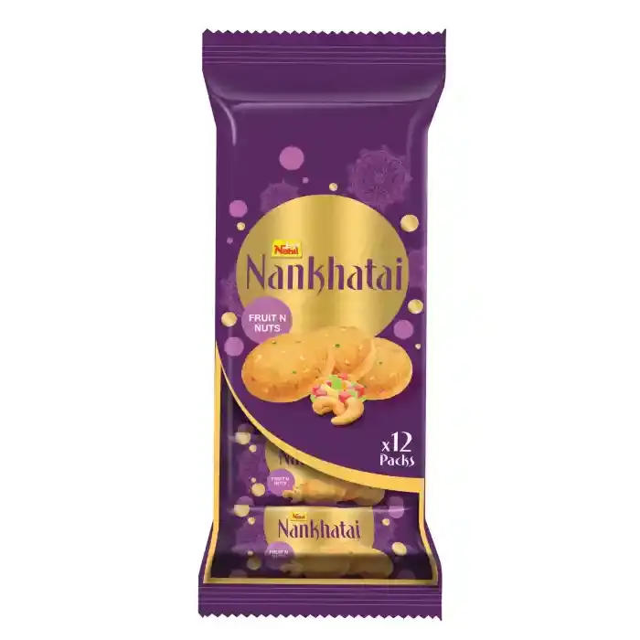 Nabil Nankhatai Fruit & Nut 48g x 12