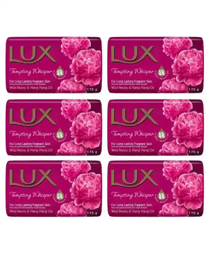 Lux Tempting Musk Flower Soap Bar 170gx6 Pieces