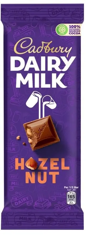 Cadbury Dairy Milk Chocolate Hazelnut 85g