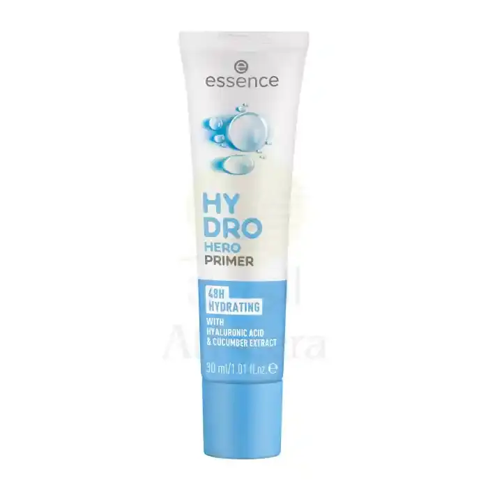 Essence Hydro Hero Hydrating Primer with Hyaluronic Acid & Cucumber Extract, 30ml