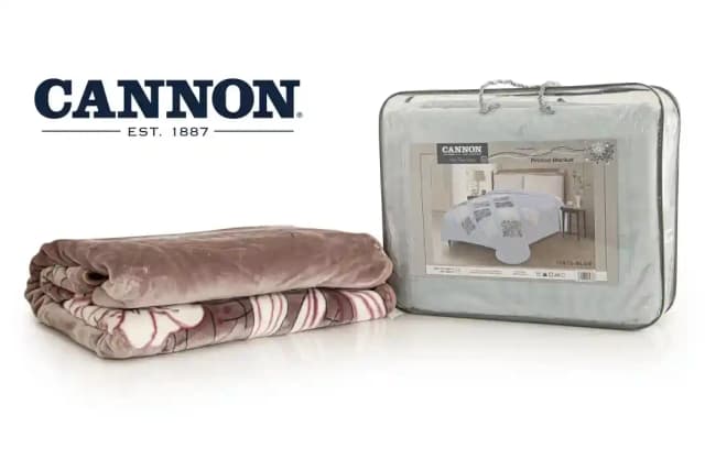 Cannon Printed Blanket Queen 180x240cm