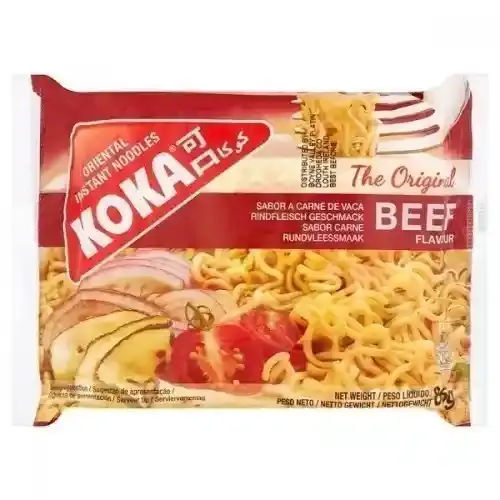 Koka Noodles Instant Oriental Beef Flavored 85g