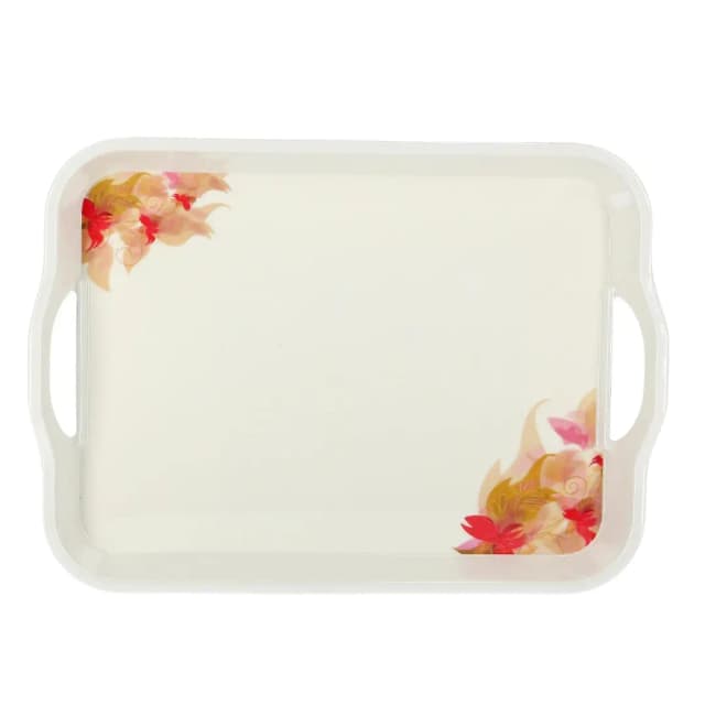 RoyalFord Microwave Tray 17.5" Flower Carnival