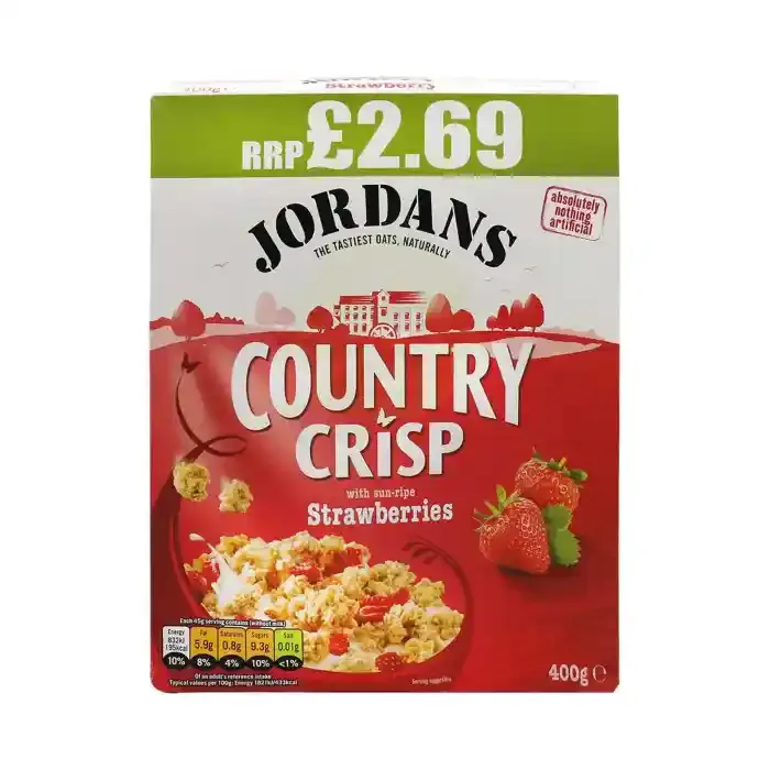 Jordans Country Crisp Strawberry 400G