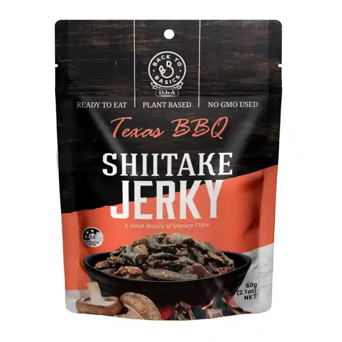 DJ&A Jerky Texas Barbecue Shiitake Mushroom 60 g