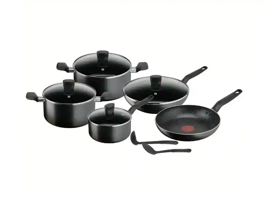Tefal Dark Stone Cookware 11Pcs Set