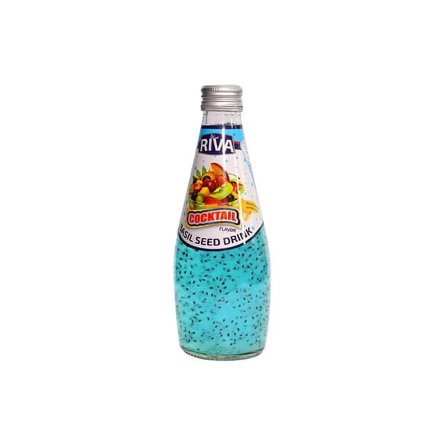 Blue Riva Basil Seed Drink Cocktail 290ml