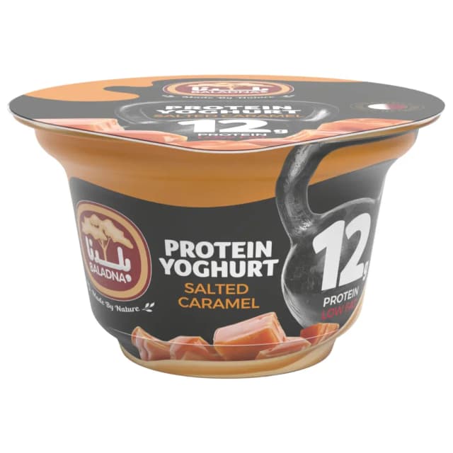 Baladna Low Fat High Protein Salted Caramel Yoghurt 150g