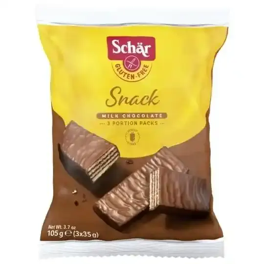 SCHAR SNACK CHOCO BAR 105GM