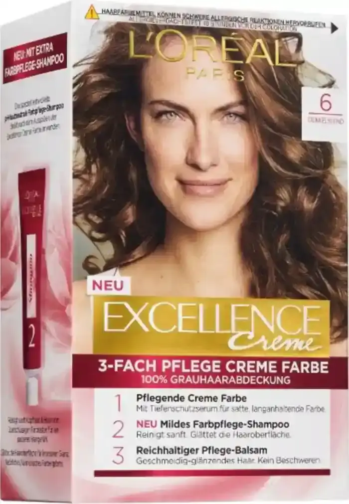 L’Oréal Excellence Hair Color Dark Blonde 6