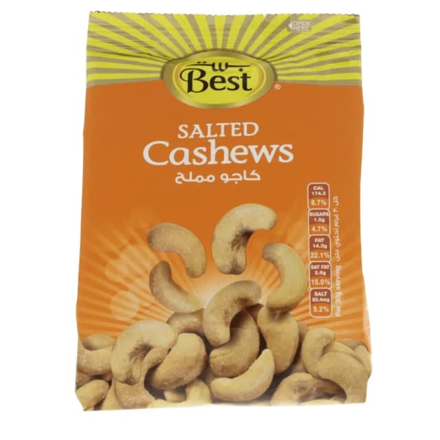 Best Salted Cashews Bag 300 g