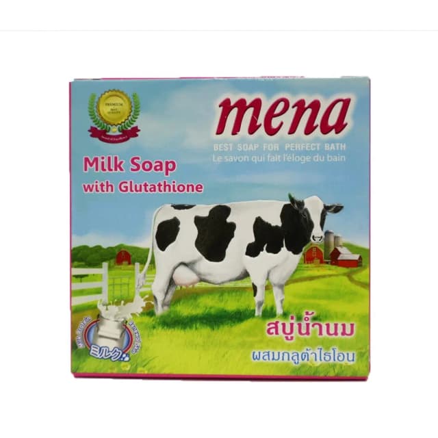 Mena Milk Soap with Glutathione 130g
