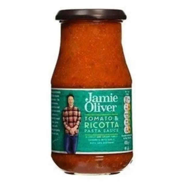 Jamie Oliver Pasta Sauce Tomato Ricotta & Basil 400g
