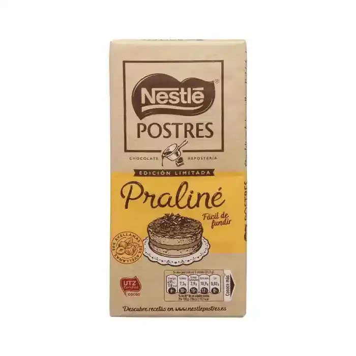 Nestle Postres Chocolate Praline 170G