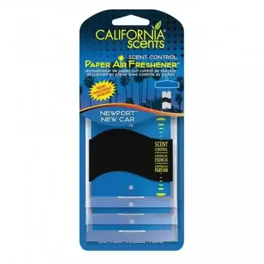 California Scent Air Freshener 3 Bottles Newport New Car