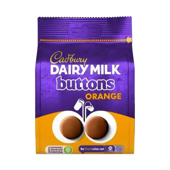 Cadbury Orange Giant Buttons 110g