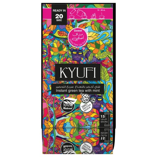 Kyufigreen Tea Mint Sweet 7.5gx15 Pieces