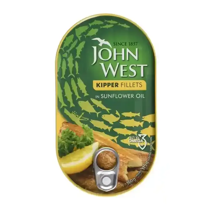 John West Kipper Fillet In Sunflower Oil 160 g