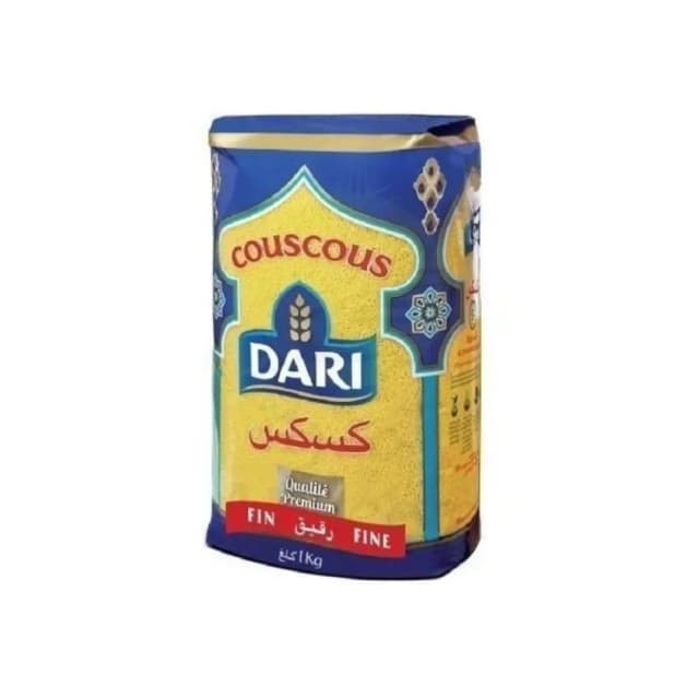 DARI DURUM FINE WHEAT COUSCOUS 1KG
