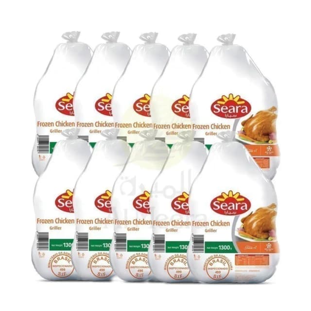 Seara Frozen Whole Chicken 1300g x10 Pieces