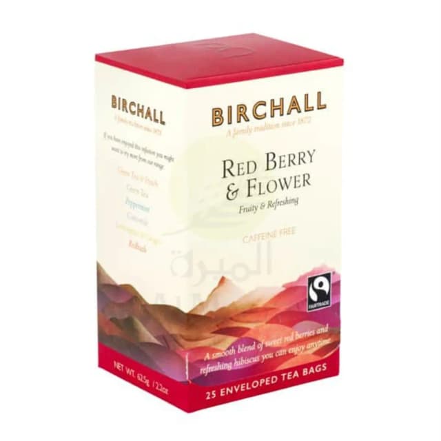 Birchall Red Berry & Flower 25 Envelopes