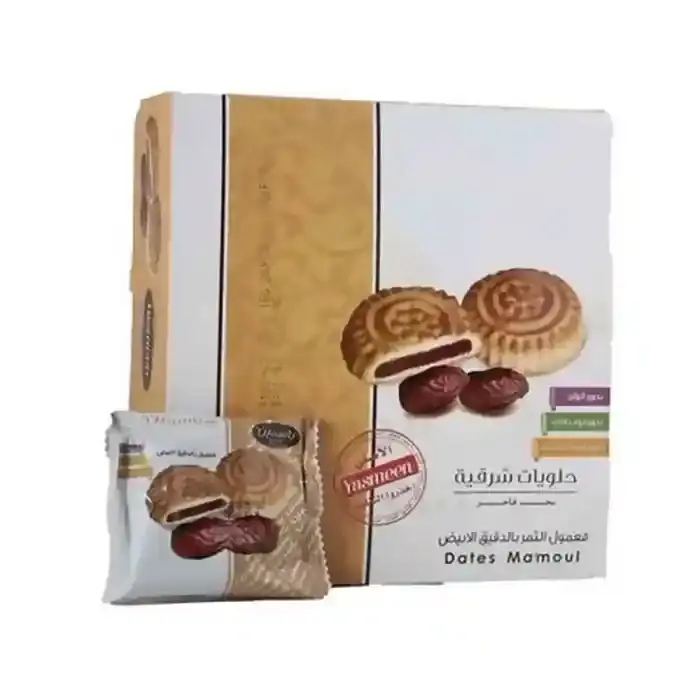 Yasmine White Flour Date Filled Cookies 450 g