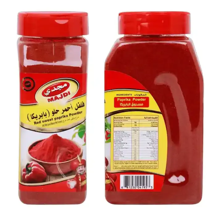 Majdi Spices Red Sweet Paprika Jar Spices 200g
