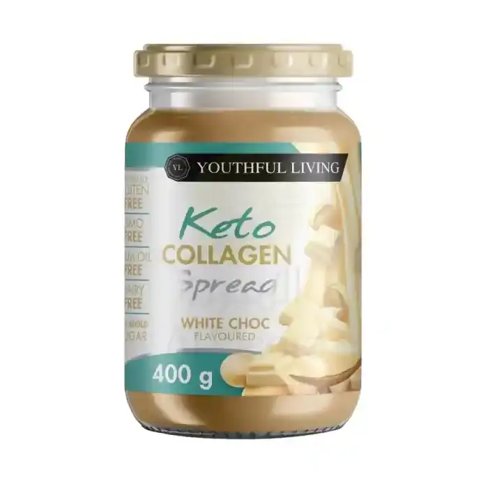 Youthful Living Keto Collagen Spread White Chocolate 400g