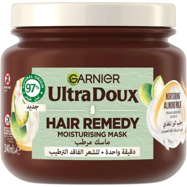 Garnier Hair Mask Ultra Doux Hair Remedy Almond Milk 340 ml