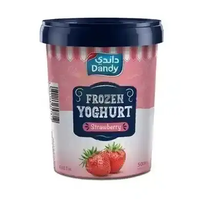 Dandy Yogurt Ice Cream Strawberry Plain 500Ml