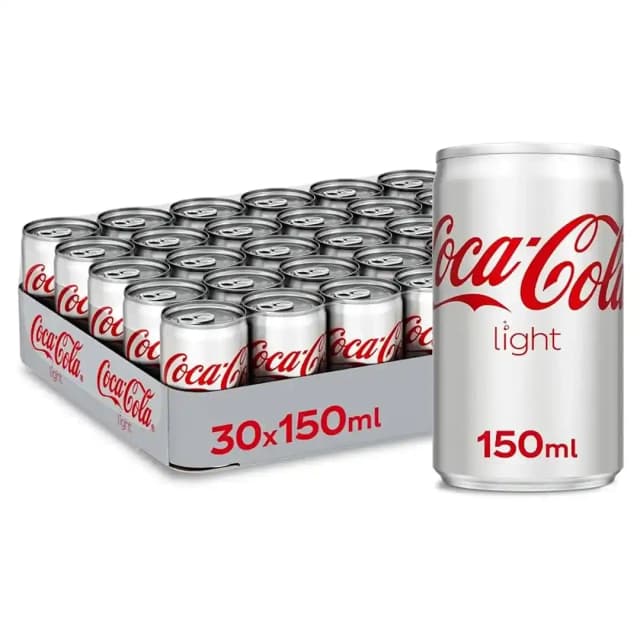 مشروب كوكا كولا لايت الغازي 150 مل × 30 قطعة