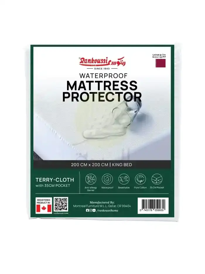 Rankoussi Mattress Cotton Protector 200X200Cm