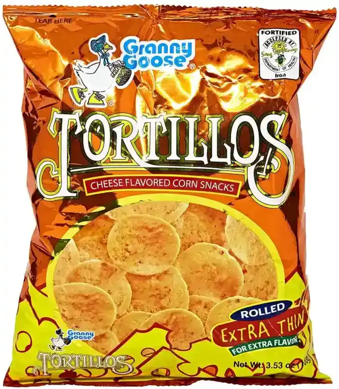 Granny Goose Cheese Tortilla Chips 100g
