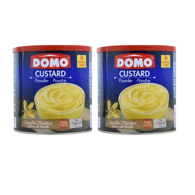 Domo Custard Powder Vanilla 300 g x 2 Special Price