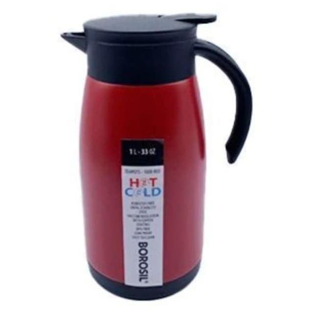 Borosil Vacuum Stainless Steel Teapot 1 L