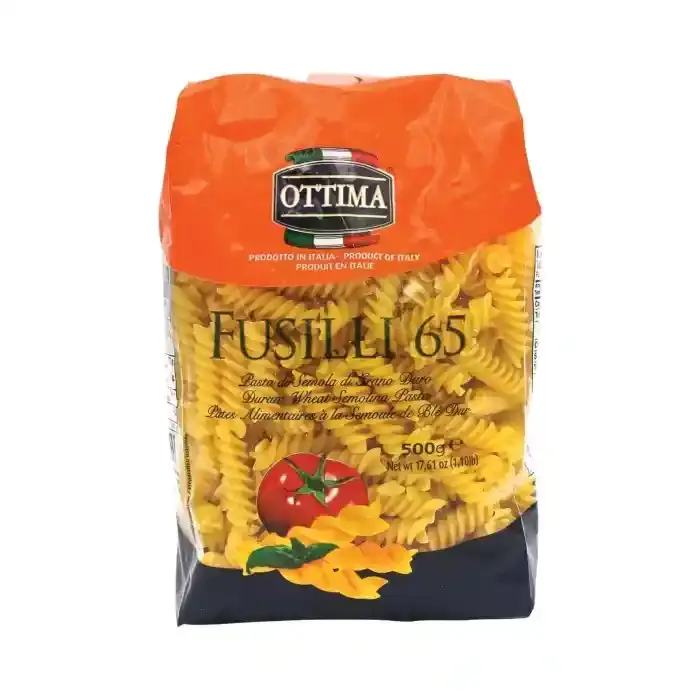 Ottima Fusilli 100 Percent Durum Wheat Semolina Pasta