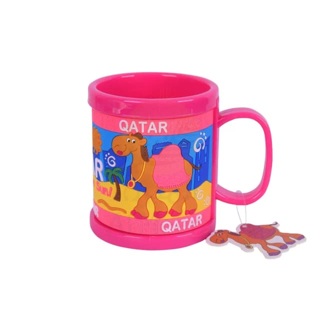 Home Pro Plastic Qatar Pink Mug
