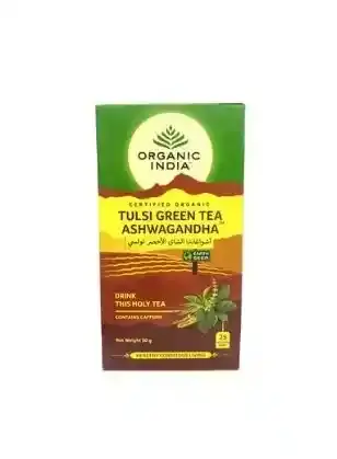 Organic India Tulsi Ashwagandha Green Tea 36g