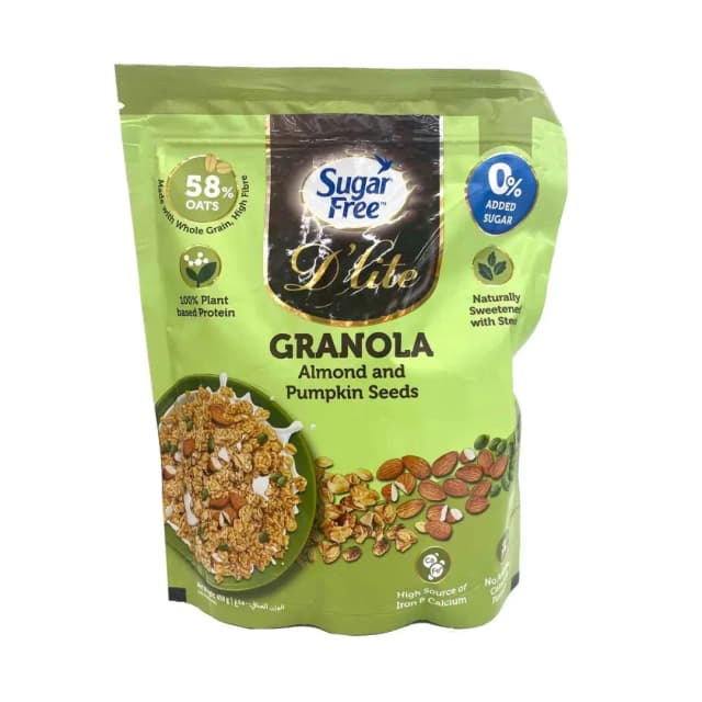 Sugar-Free Dlite Almond & Pumpkin Seeds Granola 450 g