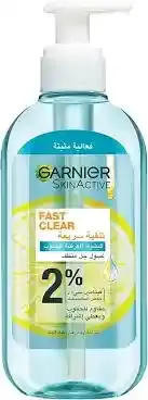 Garnier Cleanser Skin Active 2% Salicylic Acid Fast Clear Gel 200 ml