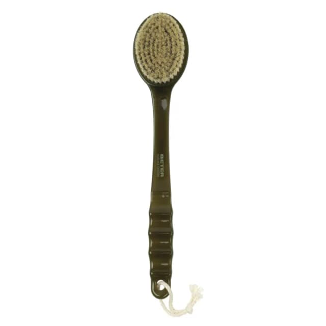 BTR BATH BRUSH WITH PLASTIC HANDLE