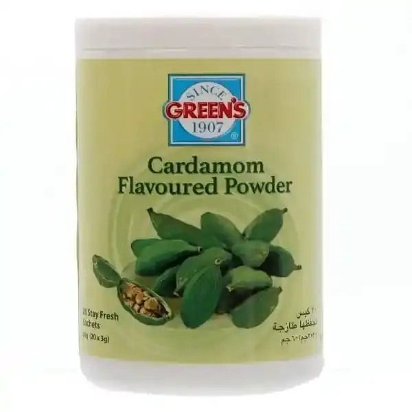 GREENS CARDAMOM POWDER 60G