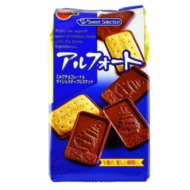 Bourbon Alfort Milk Chocolate 101 g
