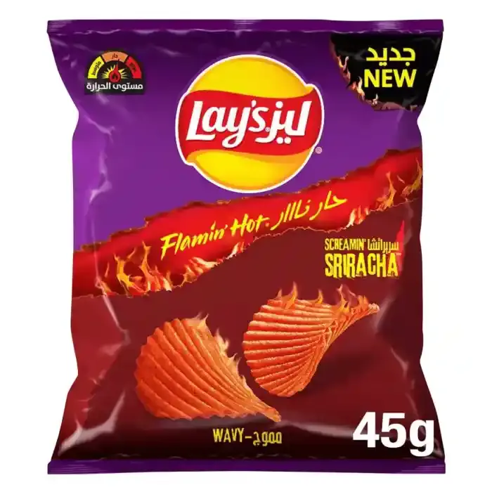 Lay's Chips Flamin’ Hot Sriracha, 45g