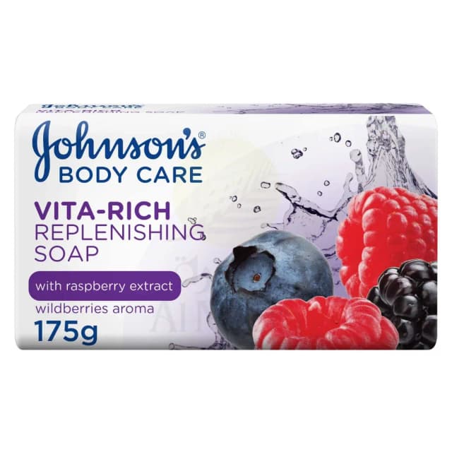 J&J VITA RICH SOAP REPLNSHNG RBERRY 175G