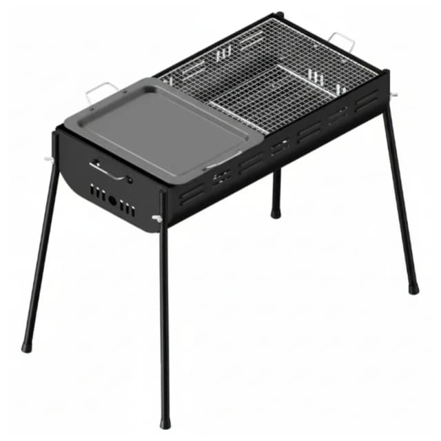 STC Charcoal Barbecue Metal 80x41x70 cm