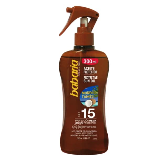 BABARIA TANNING OIL SPF15 300ML