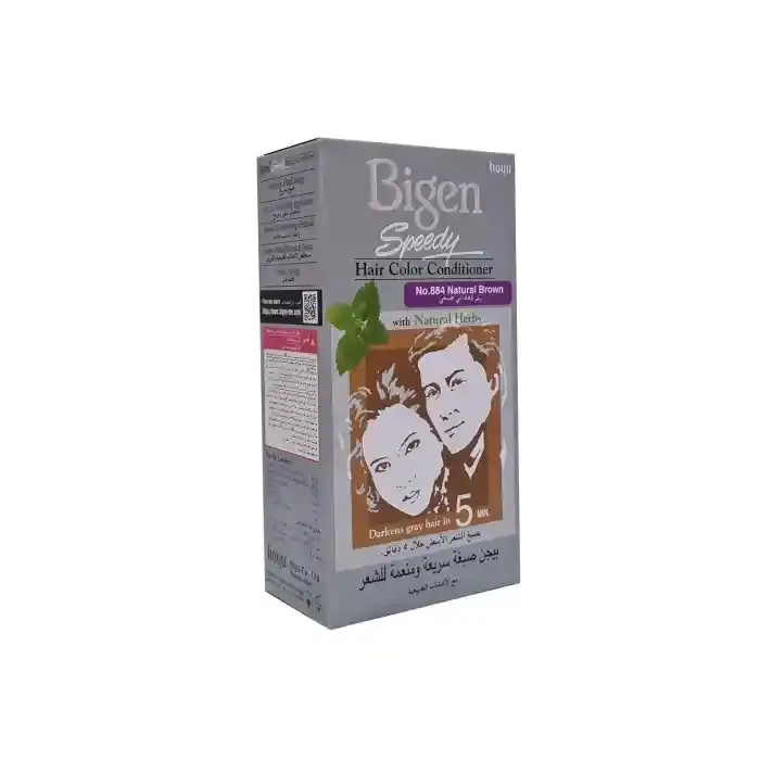 Bigen Speedy Hair Color Conditioner 884 Natural Brown 380g