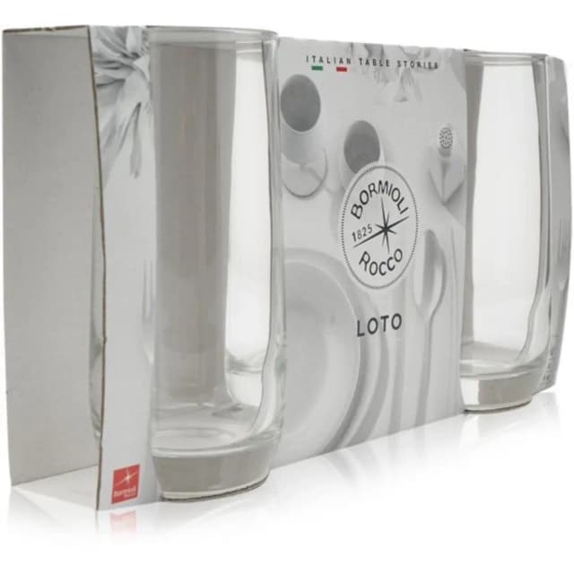 Bormioli Rocco Loto Drink Glass x 3 pcs